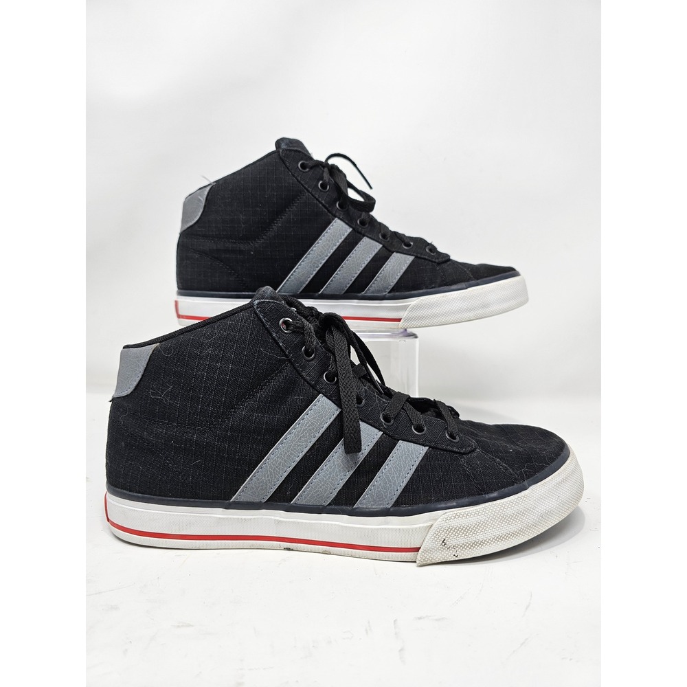 Adidas NEO Men's Black Mid‎ Top Sneakers Shoes Size 9 HVA039001